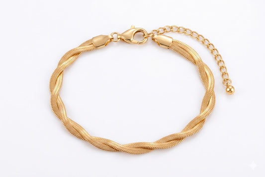 Intertwine Gold Bracelet