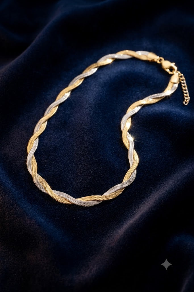 Intertwine 2-Tone Necklace