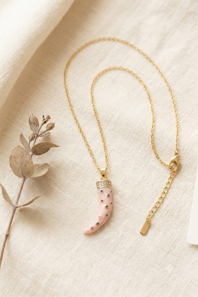 Amore Horn Necklace