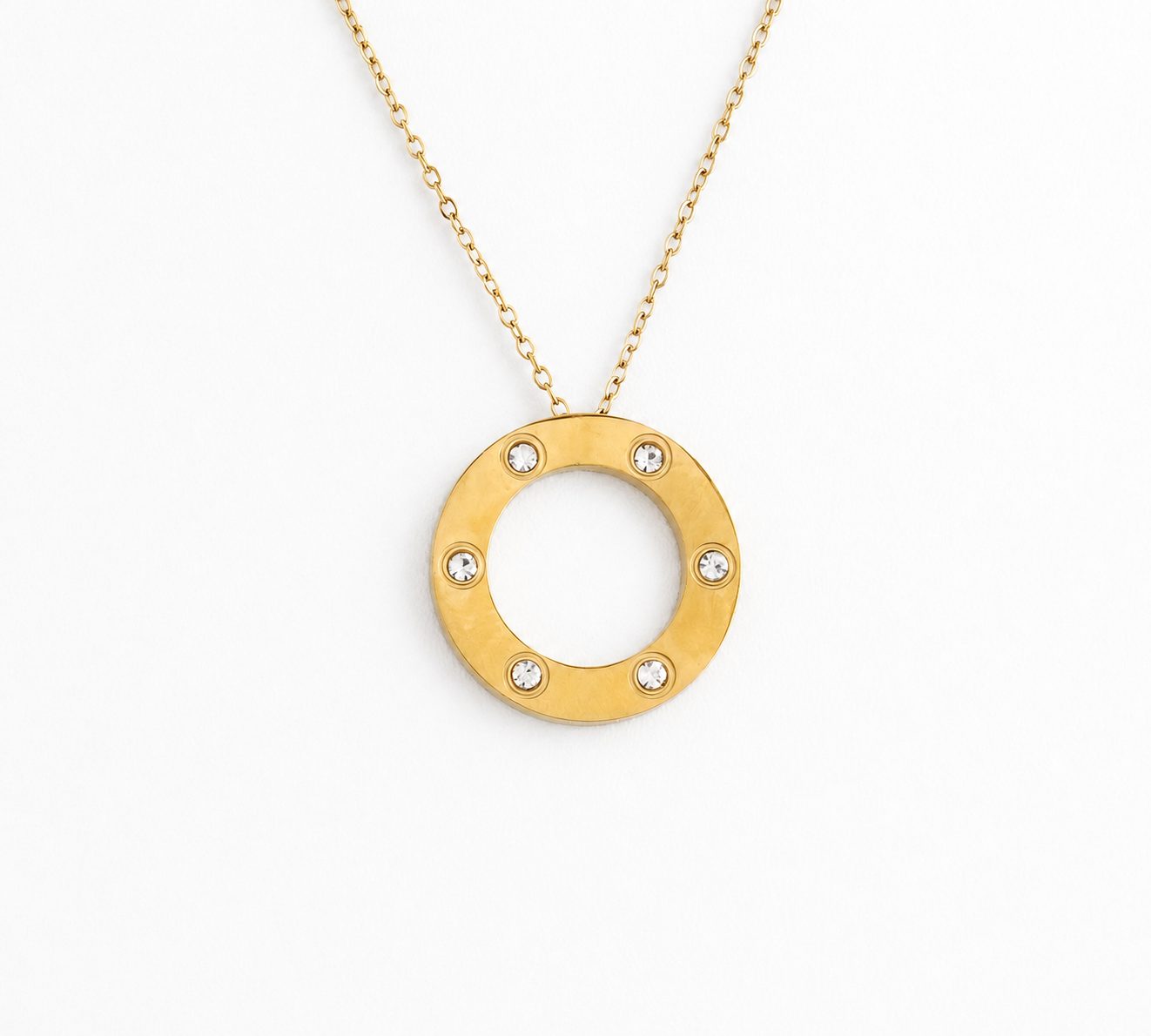 Golden Orbit Necklace