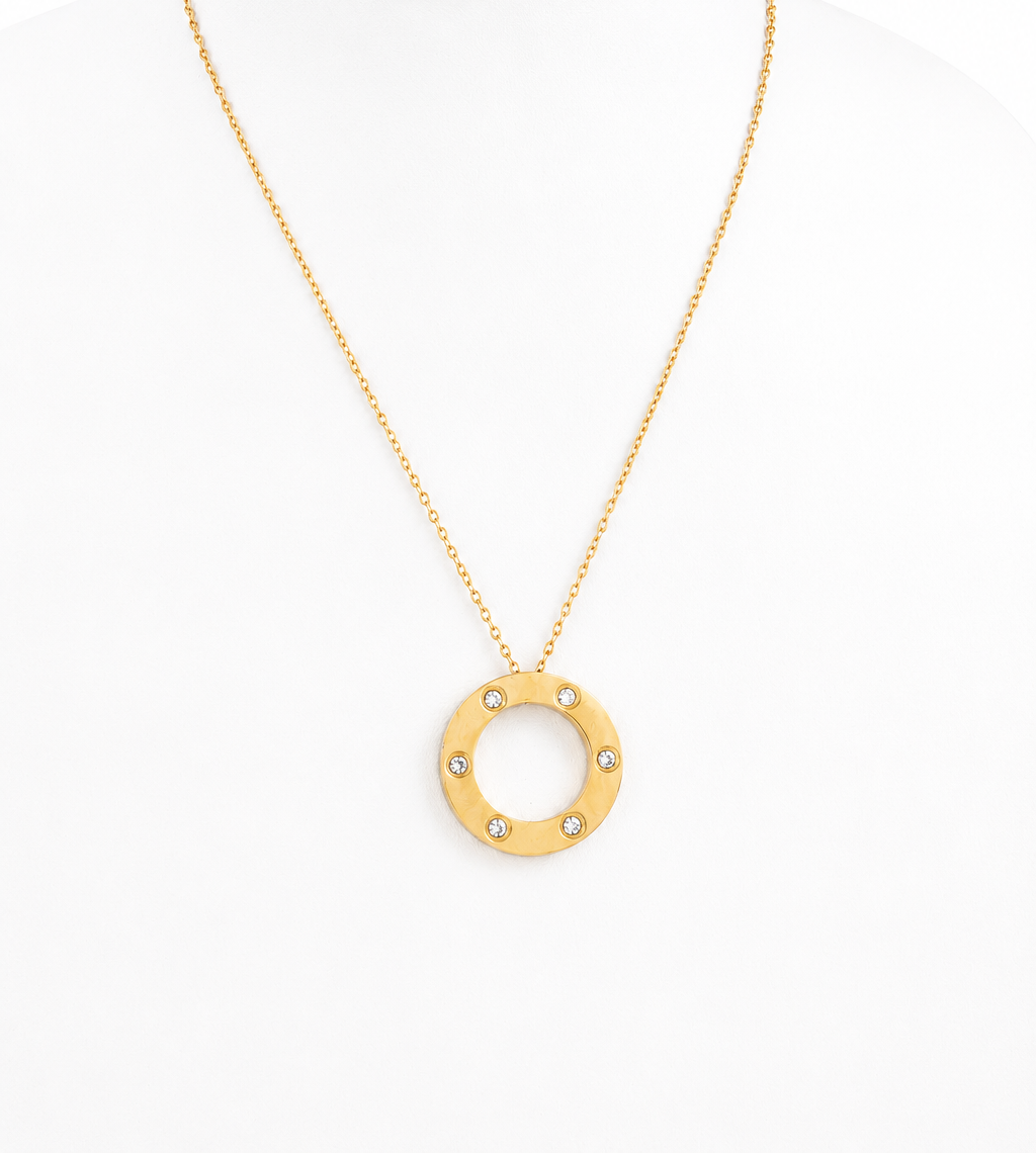 Golden Orbit Necklace