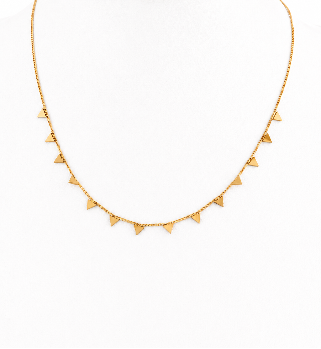 Golden Peaks Necklace