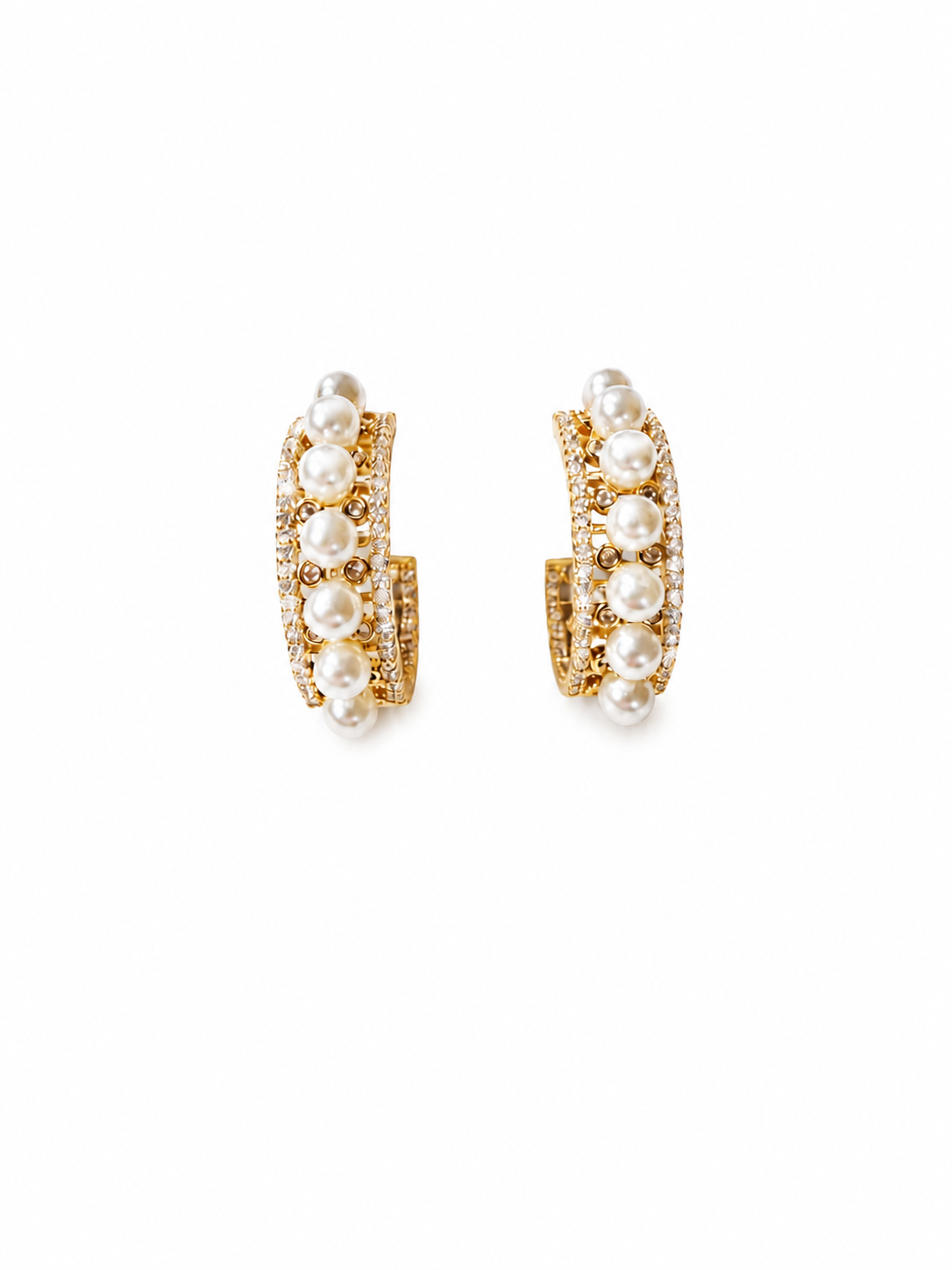Pearl Éclat Hoops