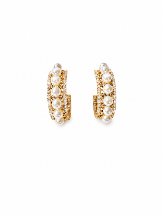 Pearl Éclat Hoops