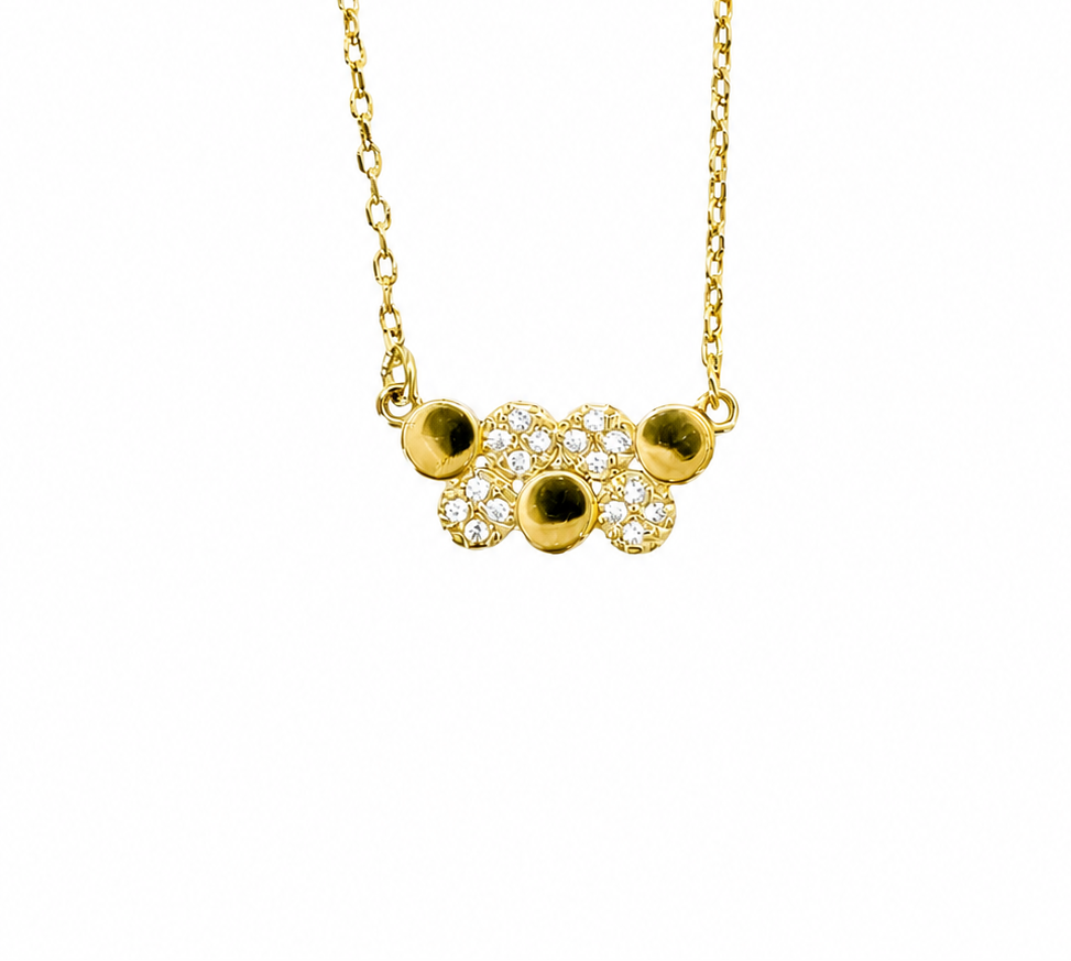 Elara Cluster Necklace