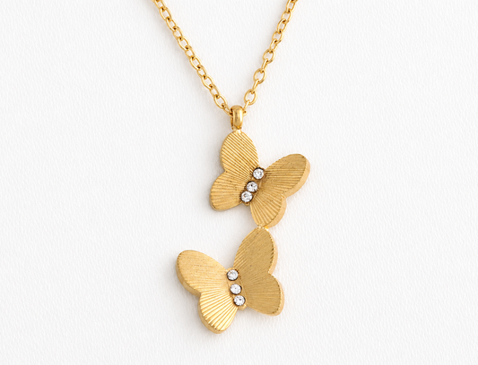 Twin Flutter Necklace