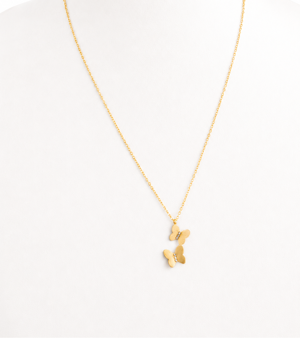 Twin Flutter Necklace