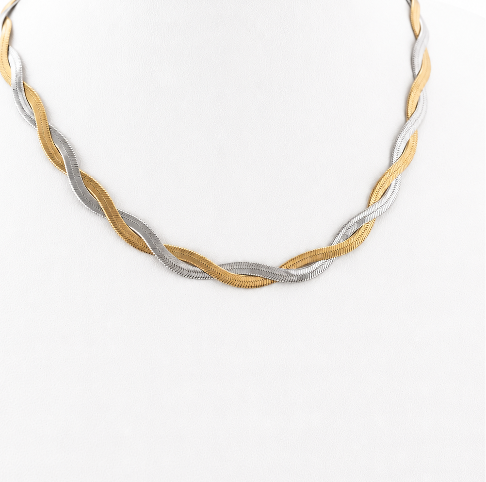 Intertwine 2-Tone Necklace