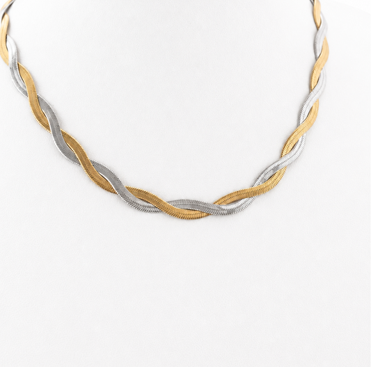 Intertwine 2-Tone Necklace