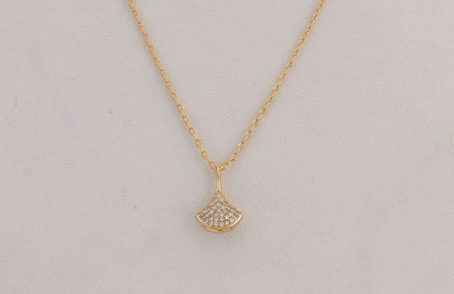Gilded Petal Necklace