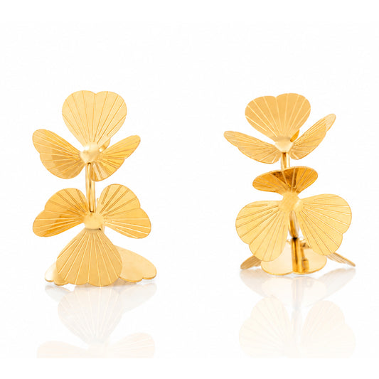 Bloom in Gold Earrings