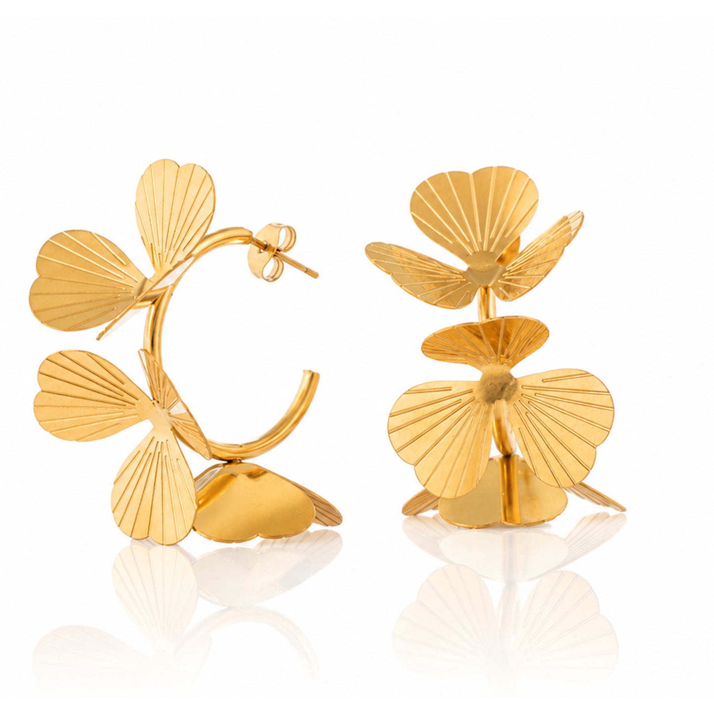 Bloom in Gold Earrings