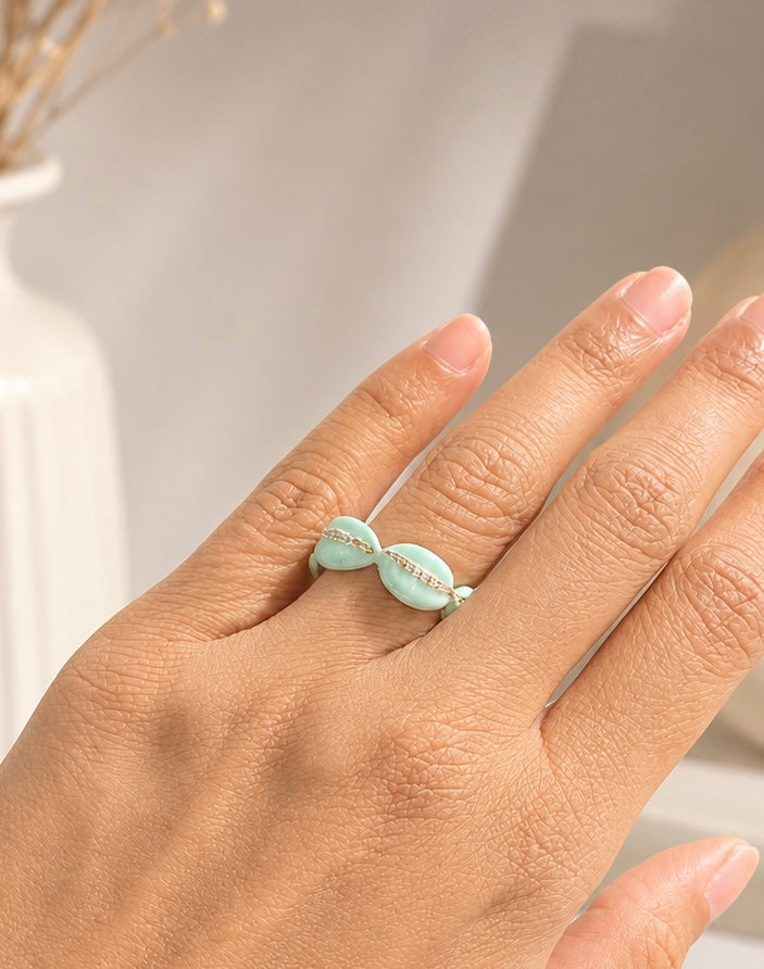 Azure Orbit Ring