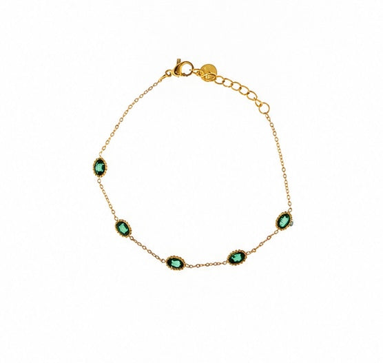 Emerald Whisper Bracelet