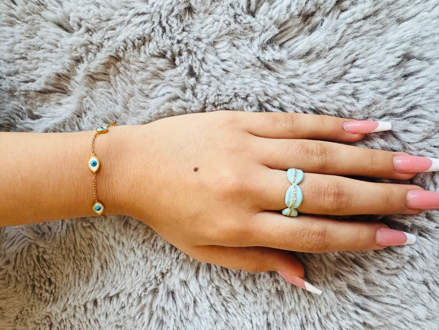 Azure Orbit Ring