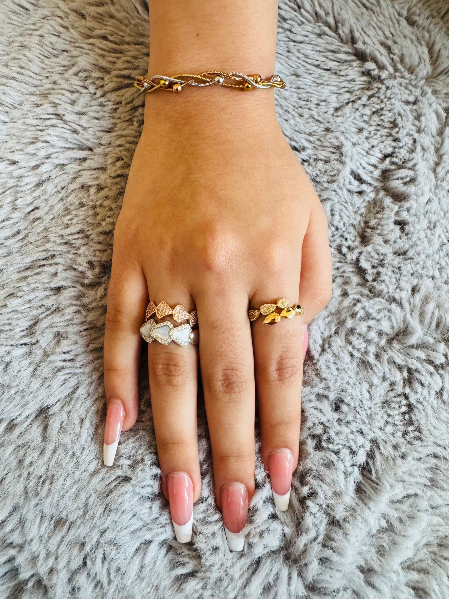 Intertwine Tri-Tone Bracelet
