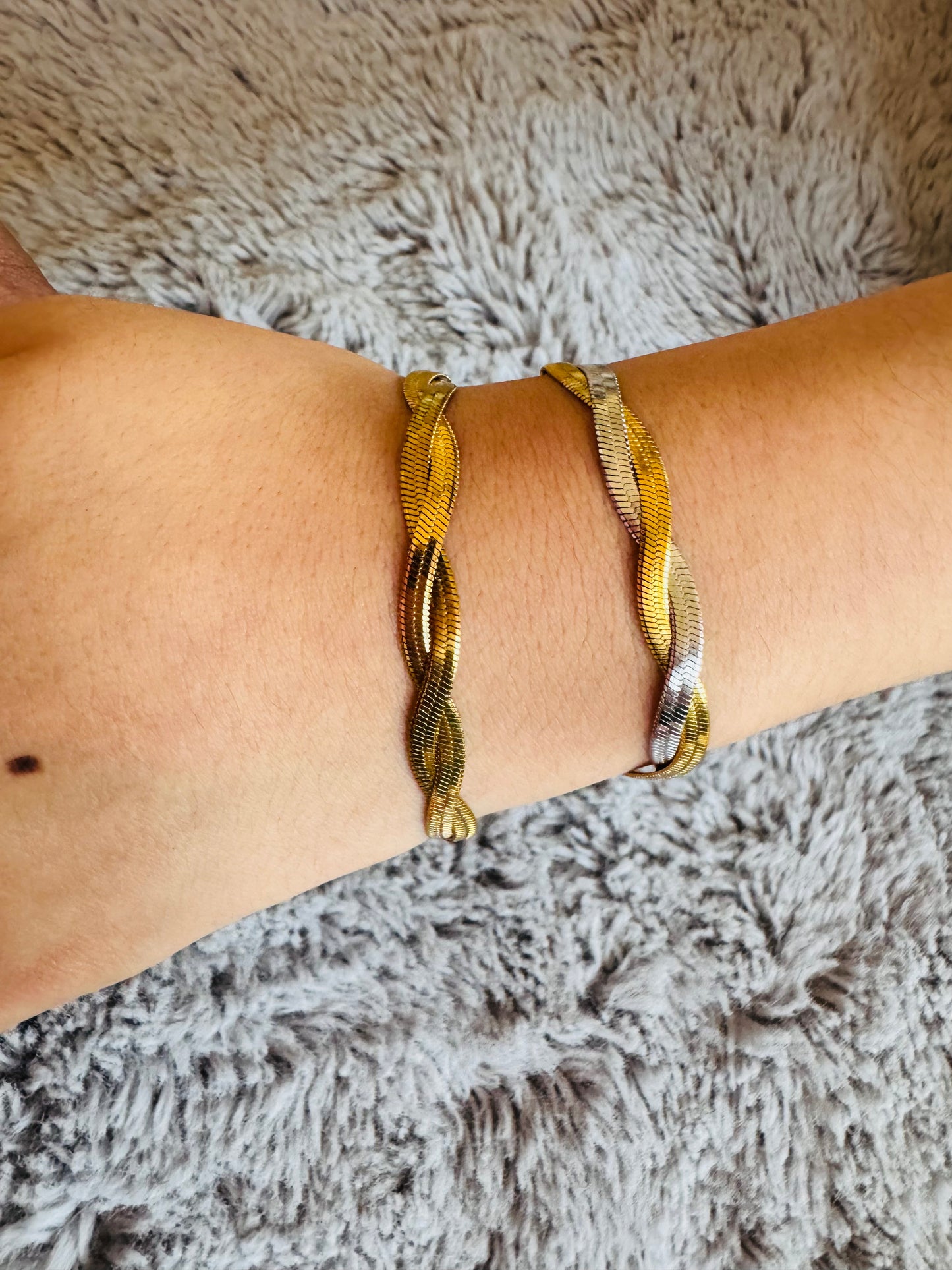 Intertwine Two-Tone Bracelet