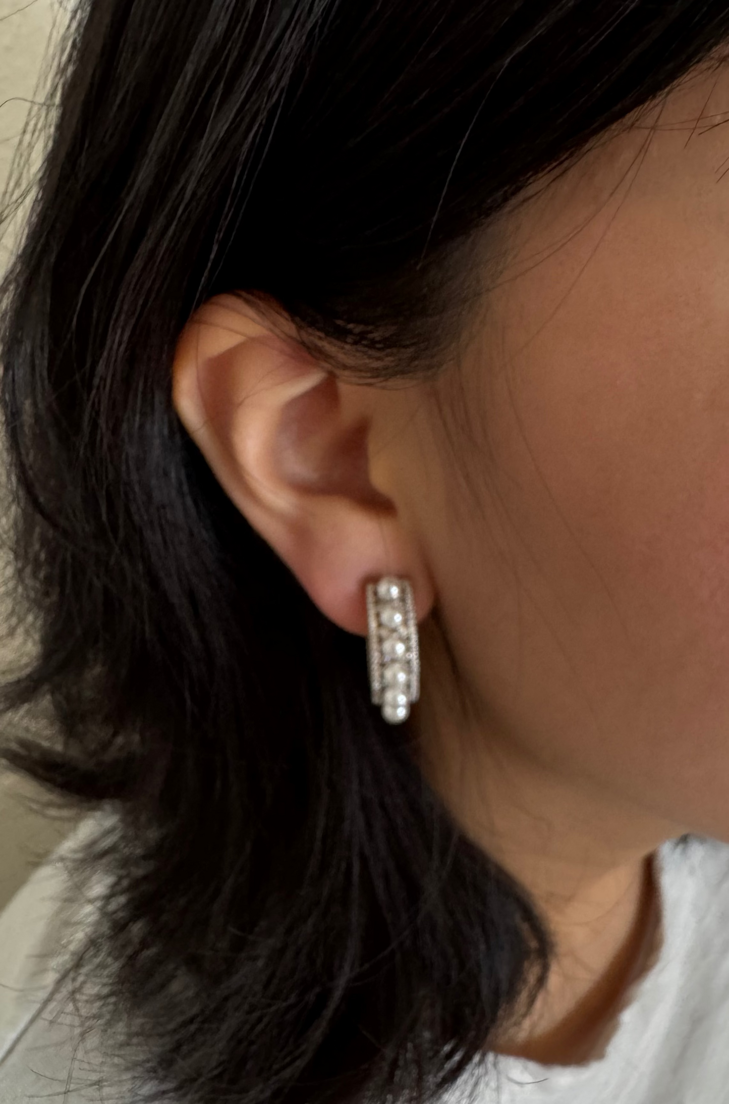 Pearl Éclat Hoops