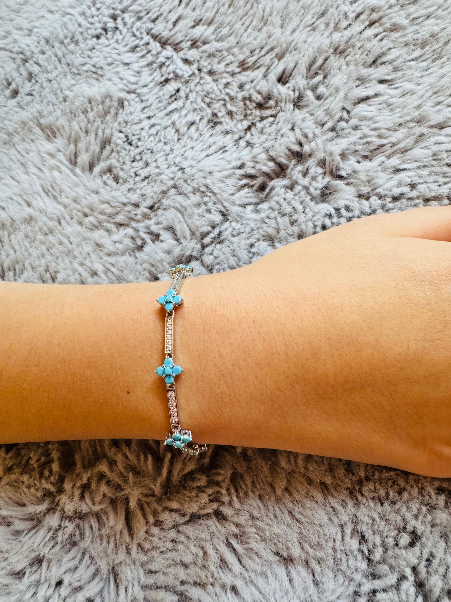 Turquoise Bloom Bracelet