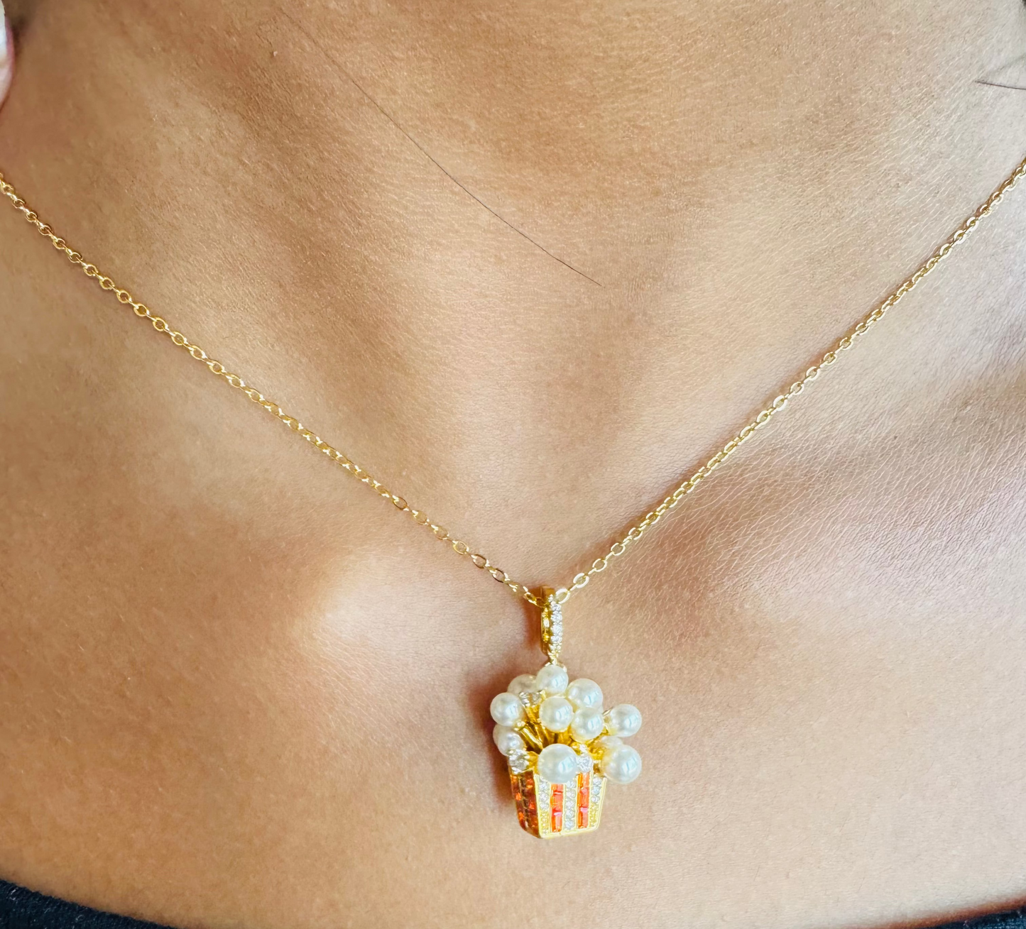 Popcorn Necklace